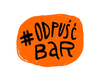Odpuść bar sticker