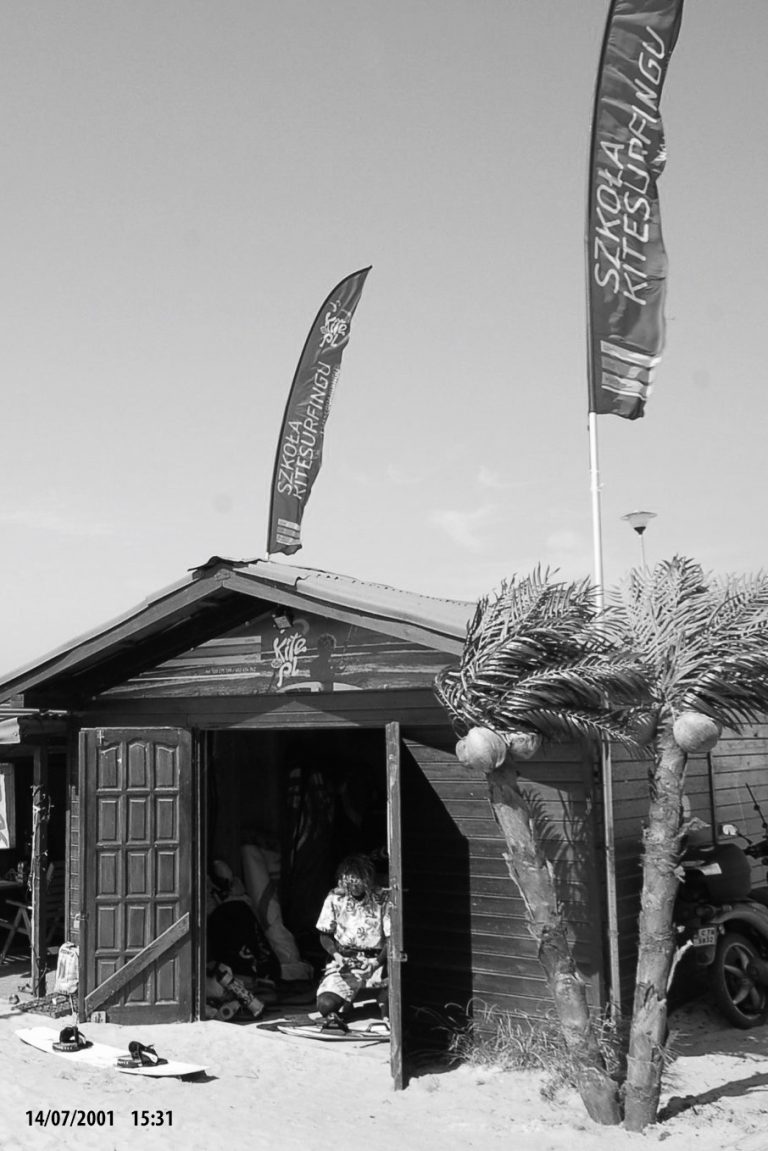 Baza kitesurfingu w Chałupach 2001 rok