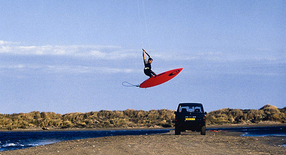 Raphael Salles pionier kitesurfingu