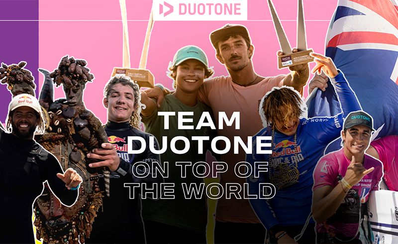 Duotone Team podium